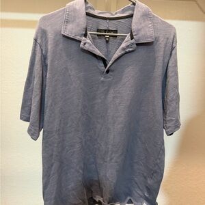 TWO rag & bone Slate Polo Shirt